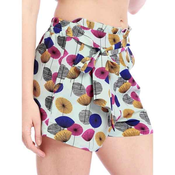 Women's Floral Loose Waist Shorts