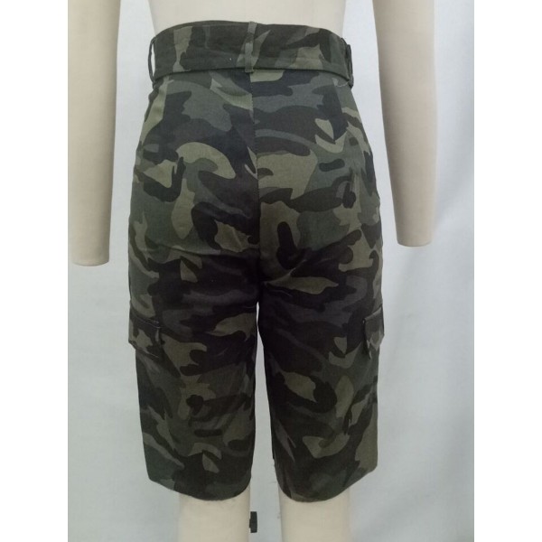 Alluring Camouflage All Match Shorts