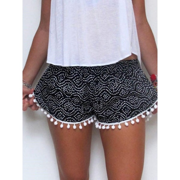 Women's Cute Tassel Beach Shorts