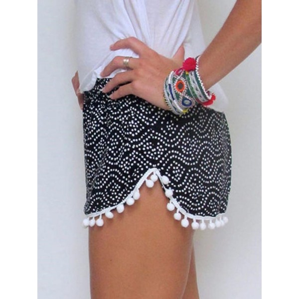 Women's Cute Tassel Beach Shorts