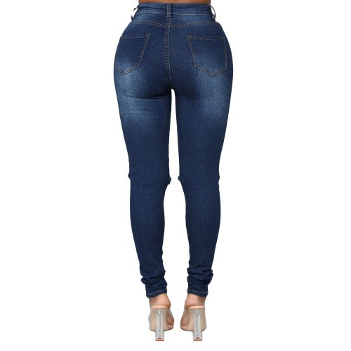 Sexy High Waist Elastic Denim Jeans