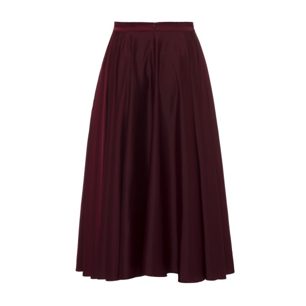 Pleated High Waisted Maxi Skirt