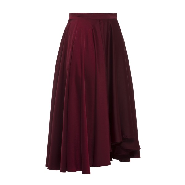 Pleated High Waisted Maxi Skirt