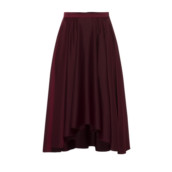 Pleated High Waisted Maxi Skirt