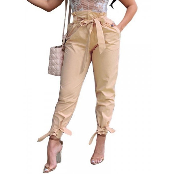 High Waisted Bowkont Loose Casual Pants