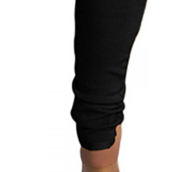 Lace-Up Skinny Plain Full Length Pencil Pants Casual Pants