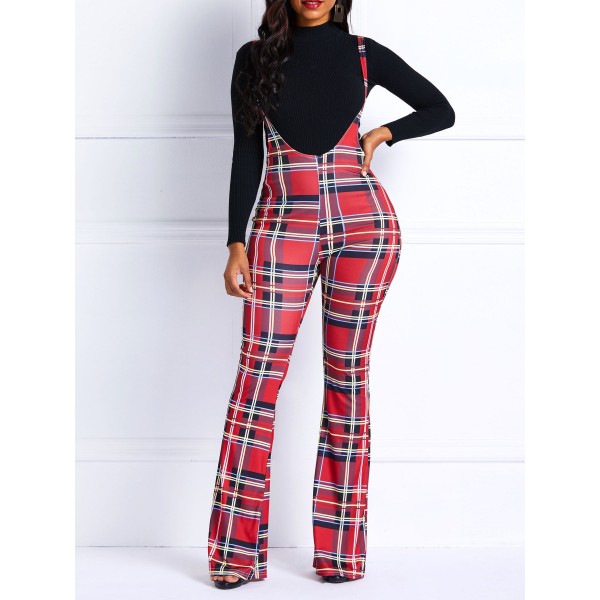 Women's Plaid Slim C...