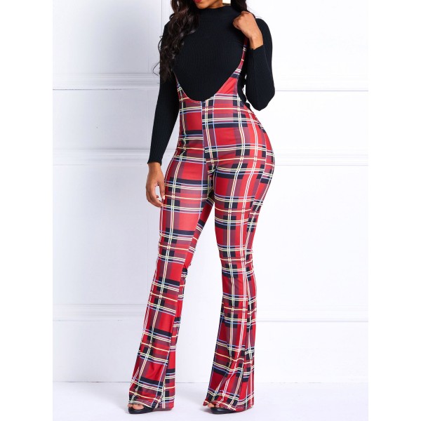 Women's Plaid Slim Casual Pants